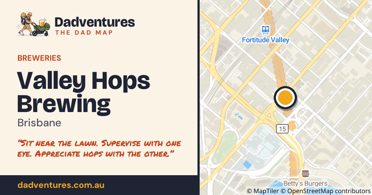 Valley Hops Brewing on the Dad Map