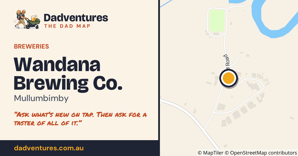 Wandana Brewing Co. on the Dad Map