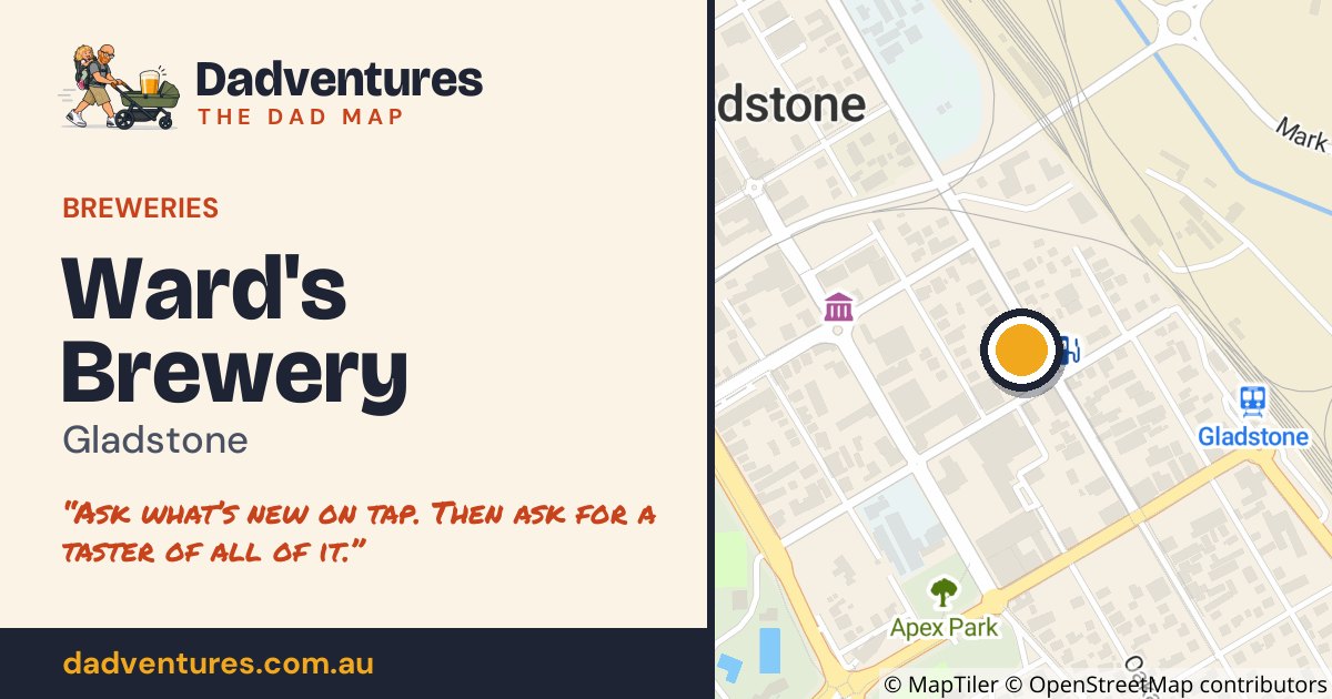 Ward's Brewery on the Dad Map