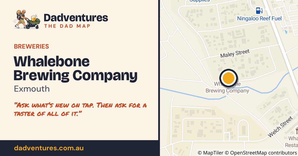 Whalebone Brewing Company on the Dad Map