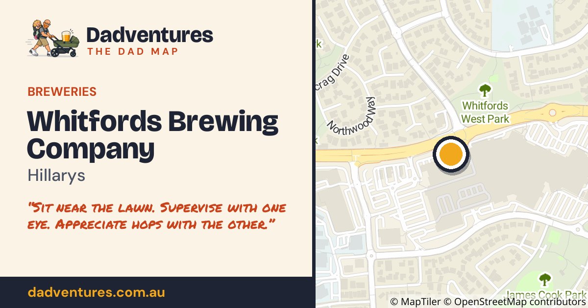 Whitfords Brewing Company on the Dad Map