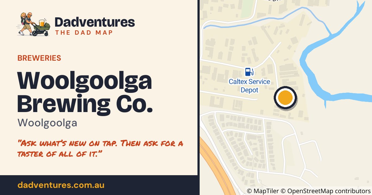 Woolgoolga Brewing Co. on the Dad Map