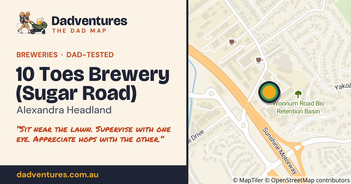 10 Toes Brewery (Sugar Road) on the Dad Map