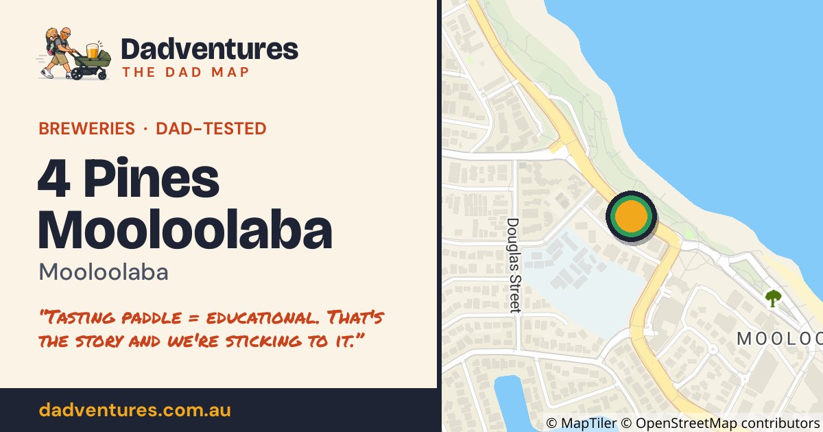 4 Pines Mooloolaba on the Dad Map