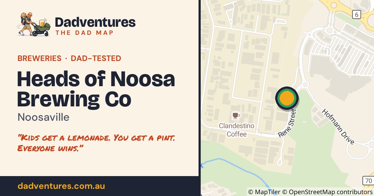 Heads of Noosa Brewing Co on the Dad Map