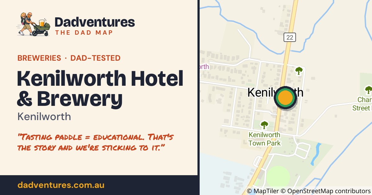 Kenilworth Hotel & Brewery on the Dad Map