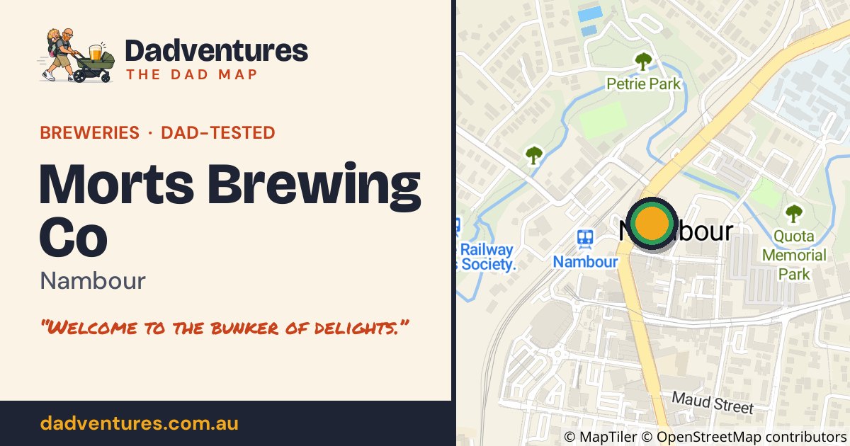 Morts Brewing Co on the Dad Map