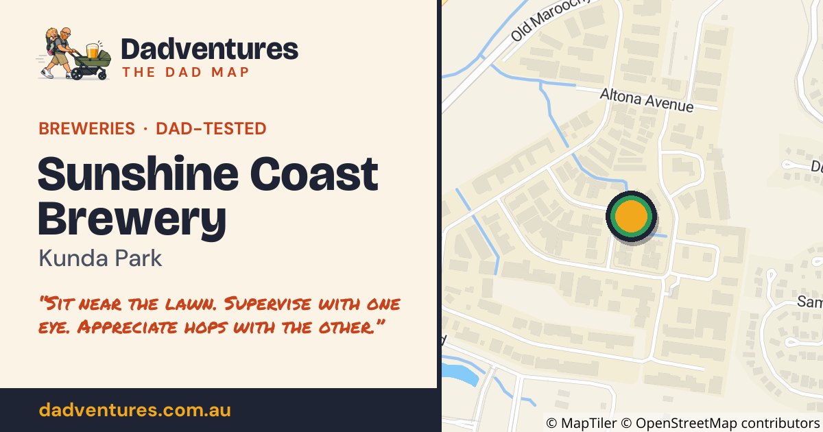 Sunshine Coast Brewery on the Dad Map