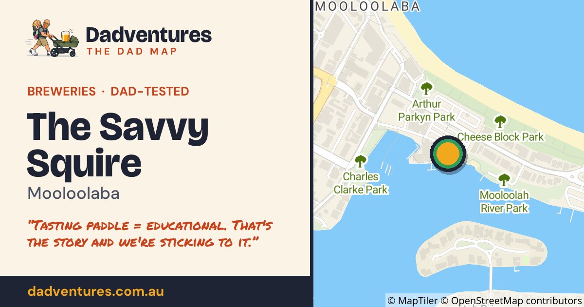 The Savvy Squire on the Dad Map