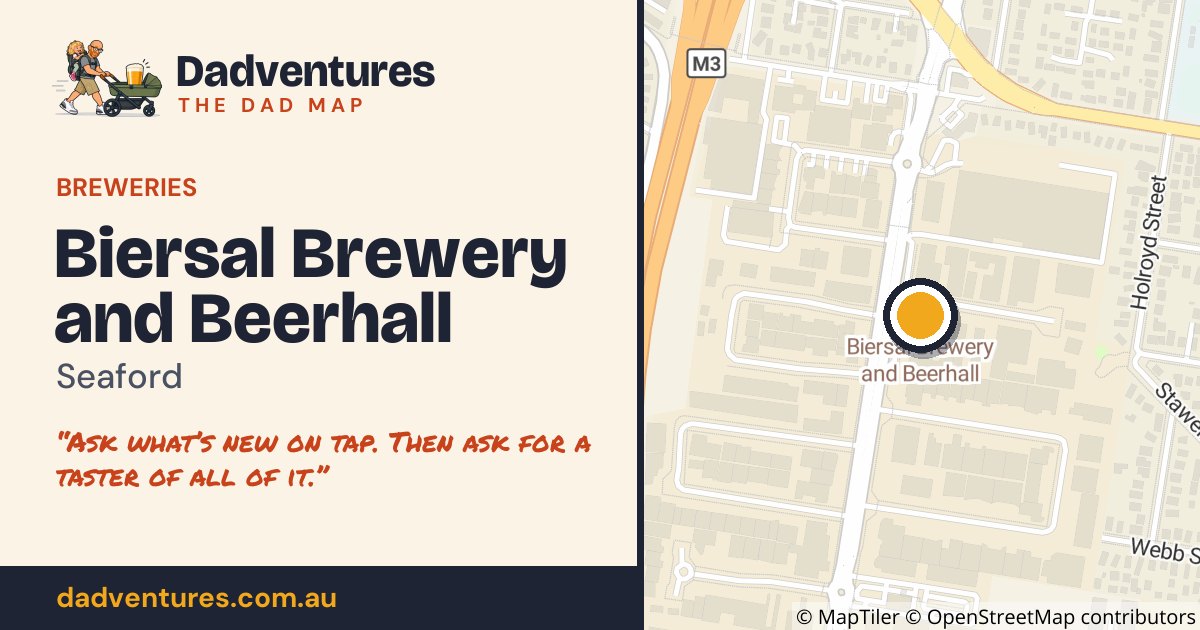 Biersal Brewery and Beerhall on the Dad Map