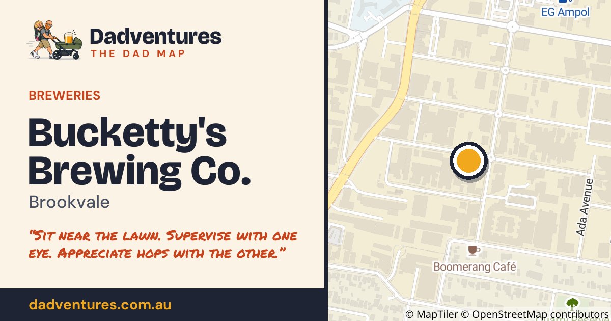 Bucketty's Brewing Co. on the Dad Map
