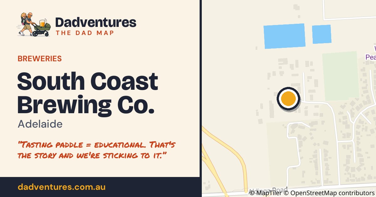 South Coast Brewing Co. on the Dad Map