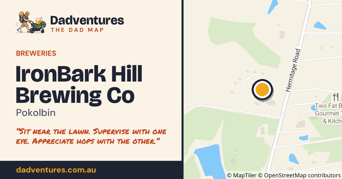 IronBark Hill Brewing Co on the Dad Map