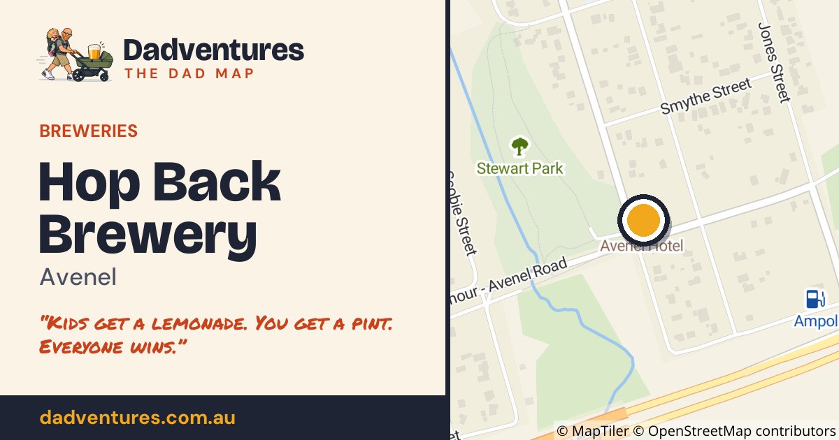 Hop Back Brewery on the Dad Map