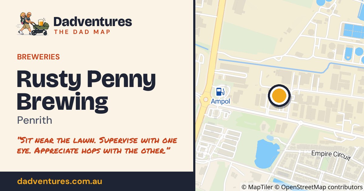 Rusty Penny Brewing on the Dad Map