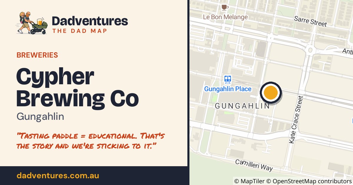 Cypher Brewing Co on the Dad Map