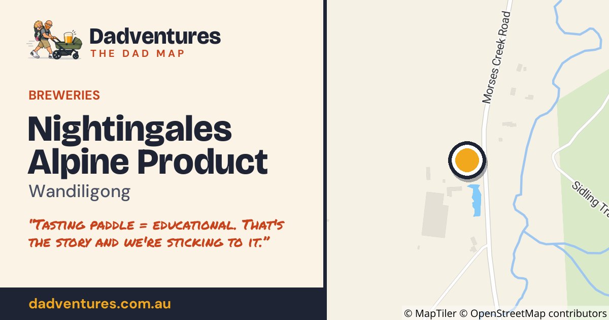 Nightingales Alpine Product on the Dad Map