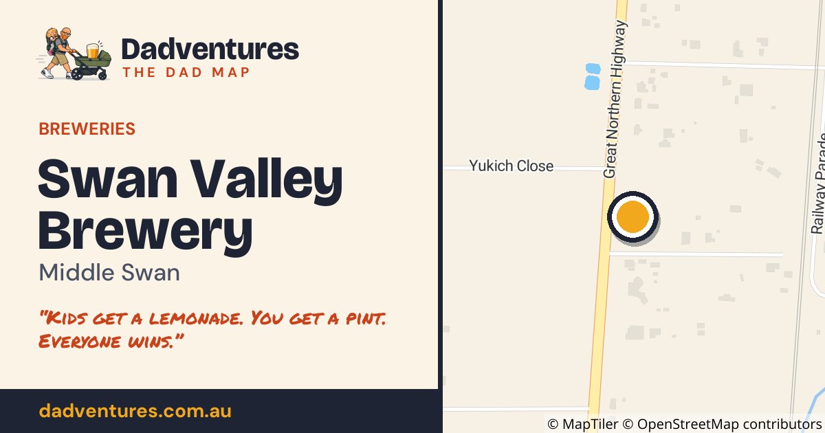 Swan Valley Brewery on the Dad Map