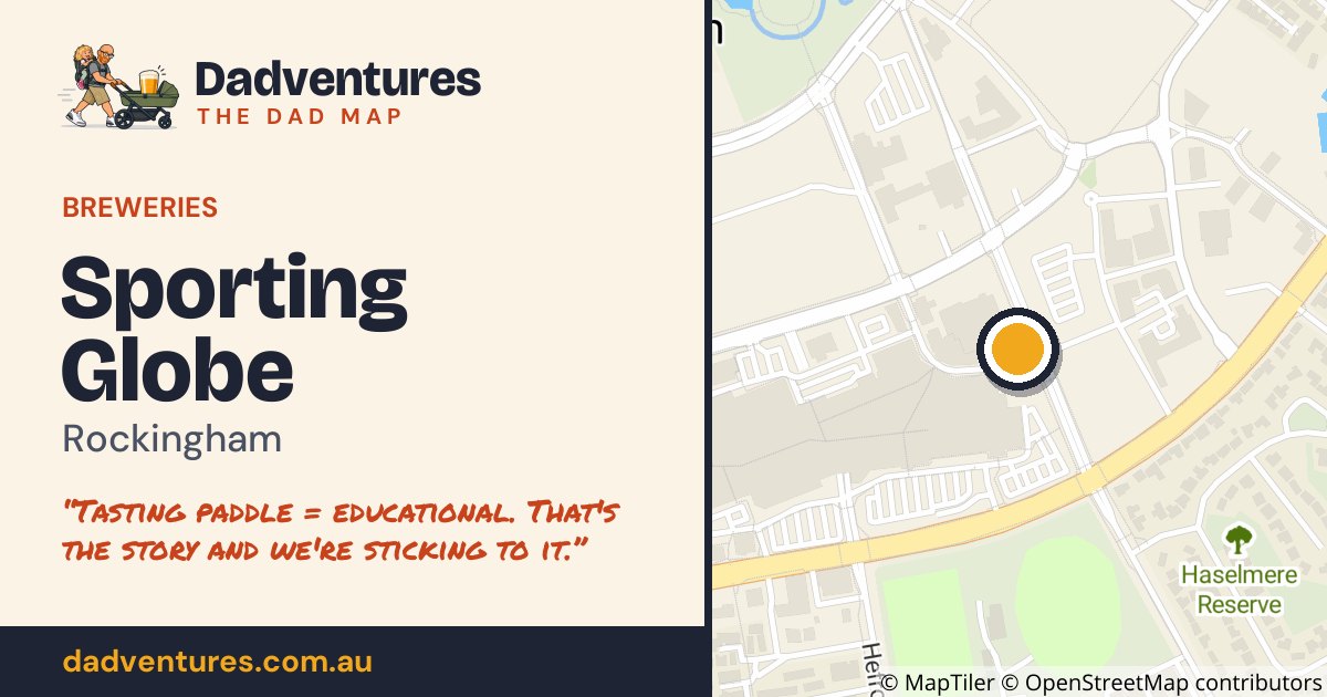 Sporting Globe on the Dad Map