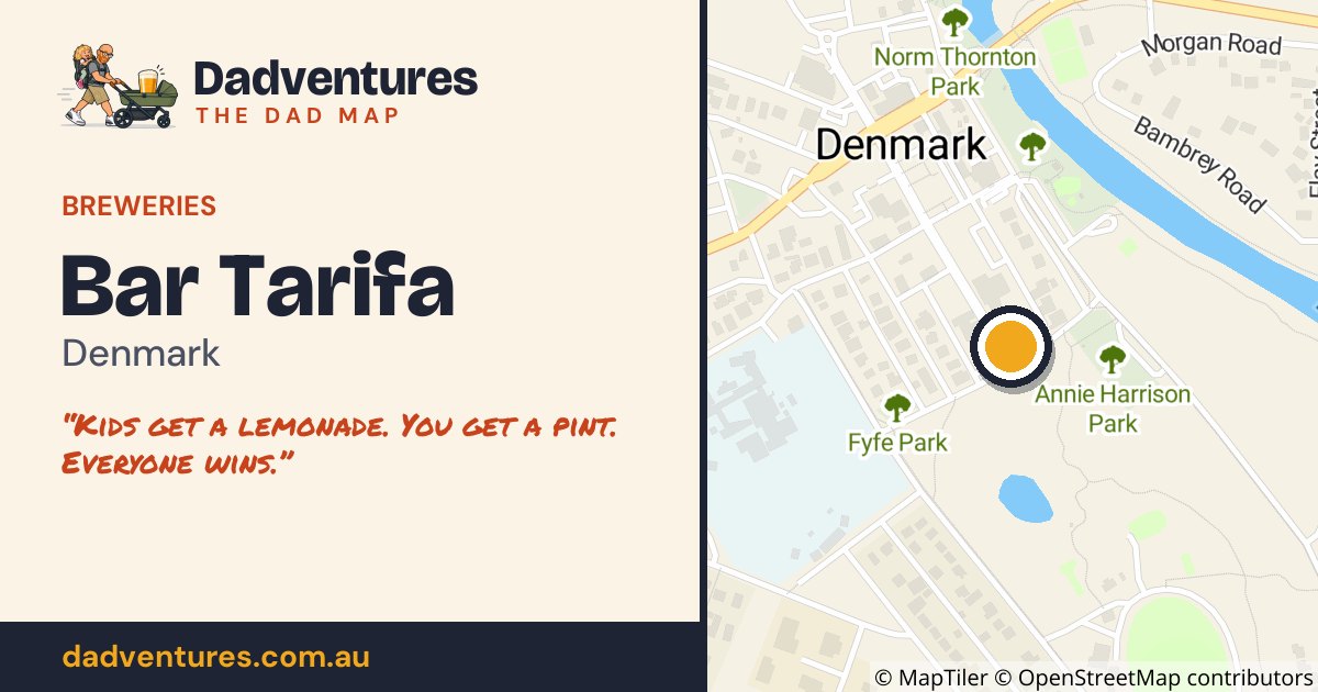 Bar Tarifa on the Dad Map