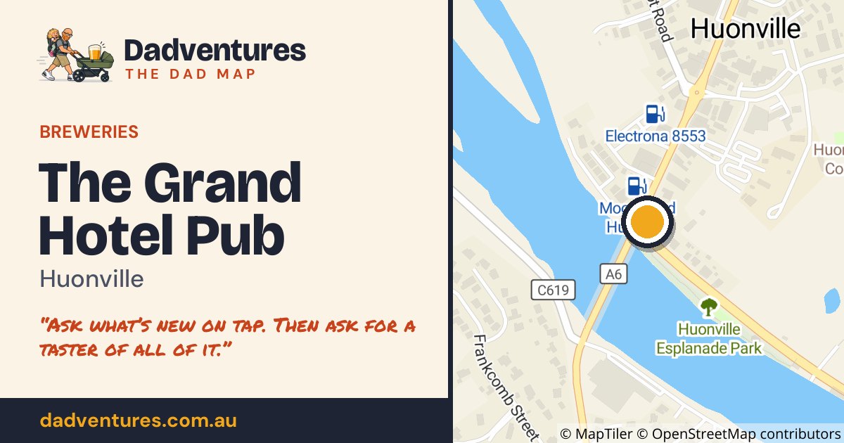 The Grand Hotel Pub on the Dad Map