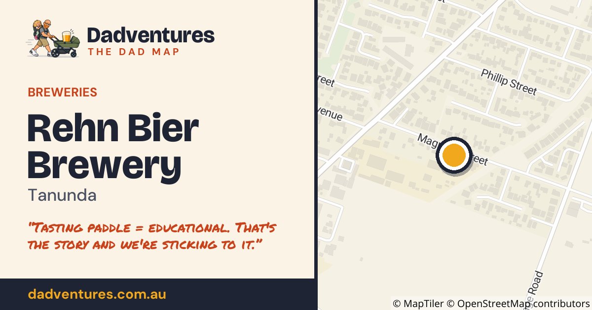 Rehn Bier Brewery on the Dad Map
