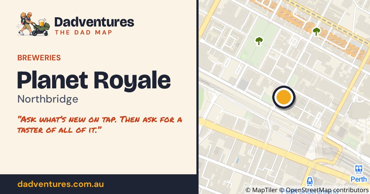 Planet Royale on the Dad Map