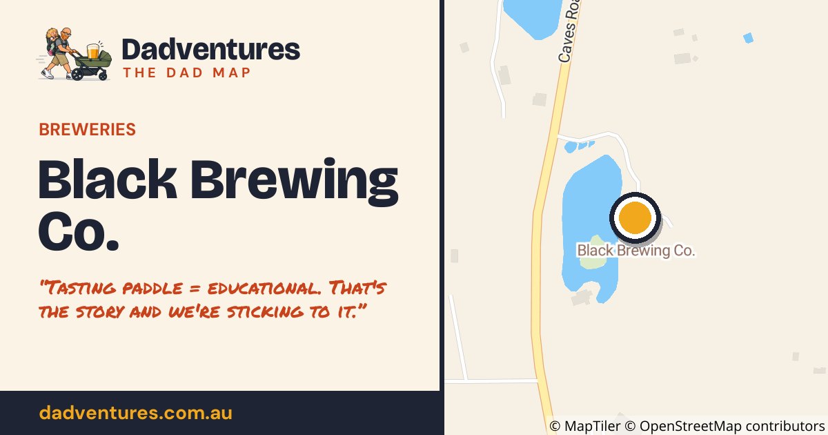 Black Brewing Co. on the Dad Map