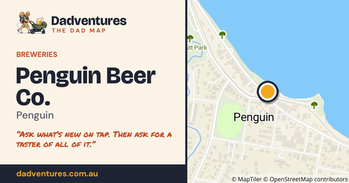 Penguin Beer Co. on the Dad Map