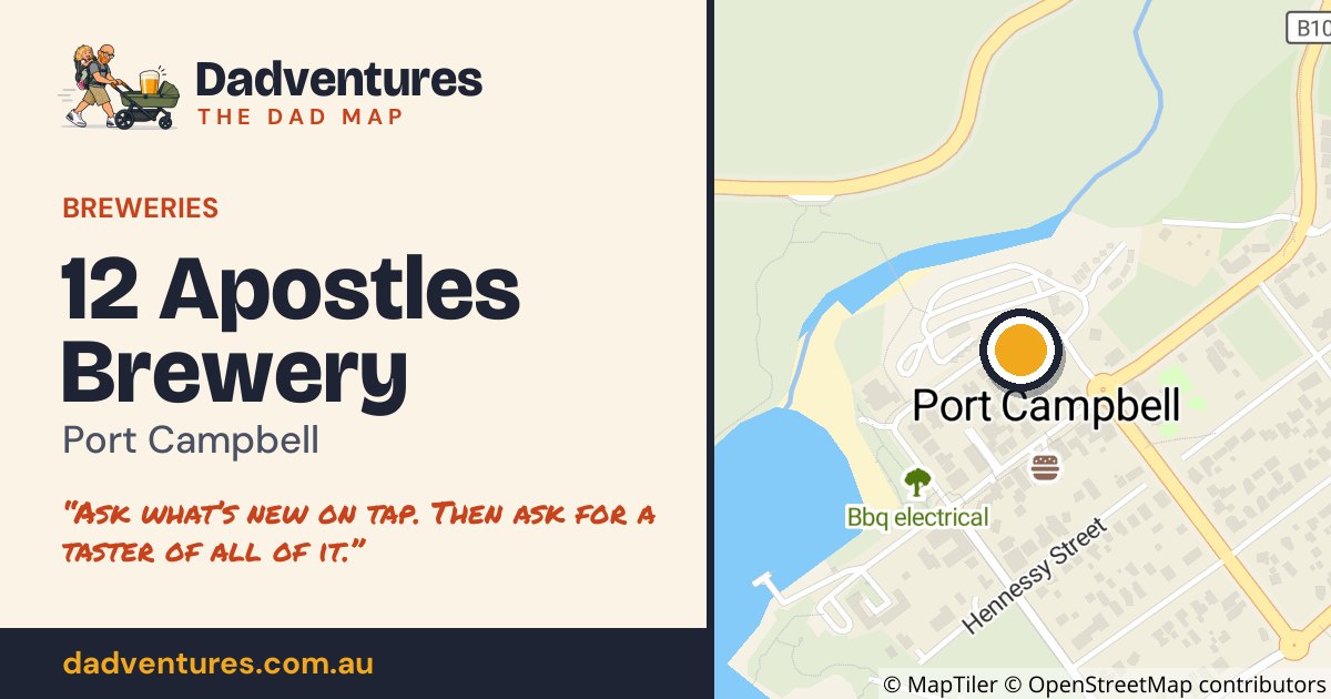 12 Apostles Brewery on the Dad Map