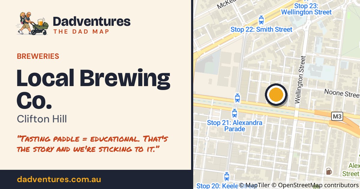 Local Brewing Co. on the Dad Map