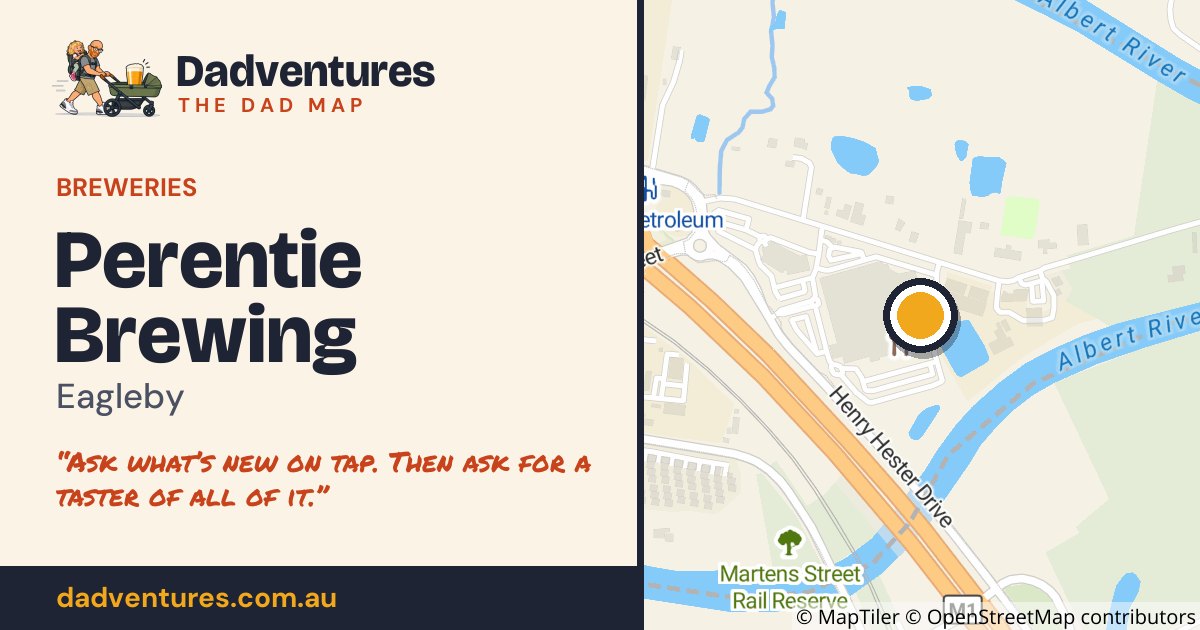 Perentie Brewing on the Dad Map