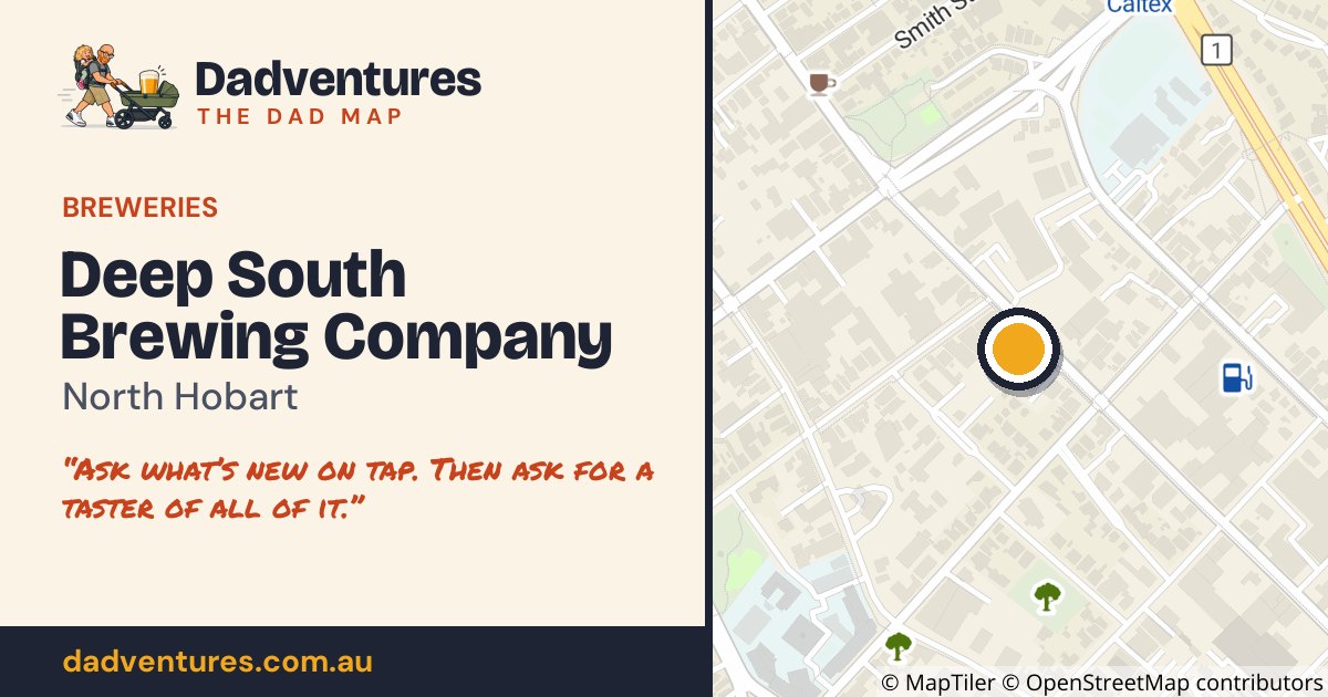 Deep South Brewing Company on the Dad Map