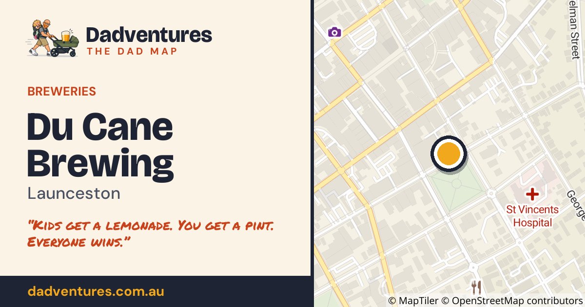 Du Cane Brewing on the Dad Map