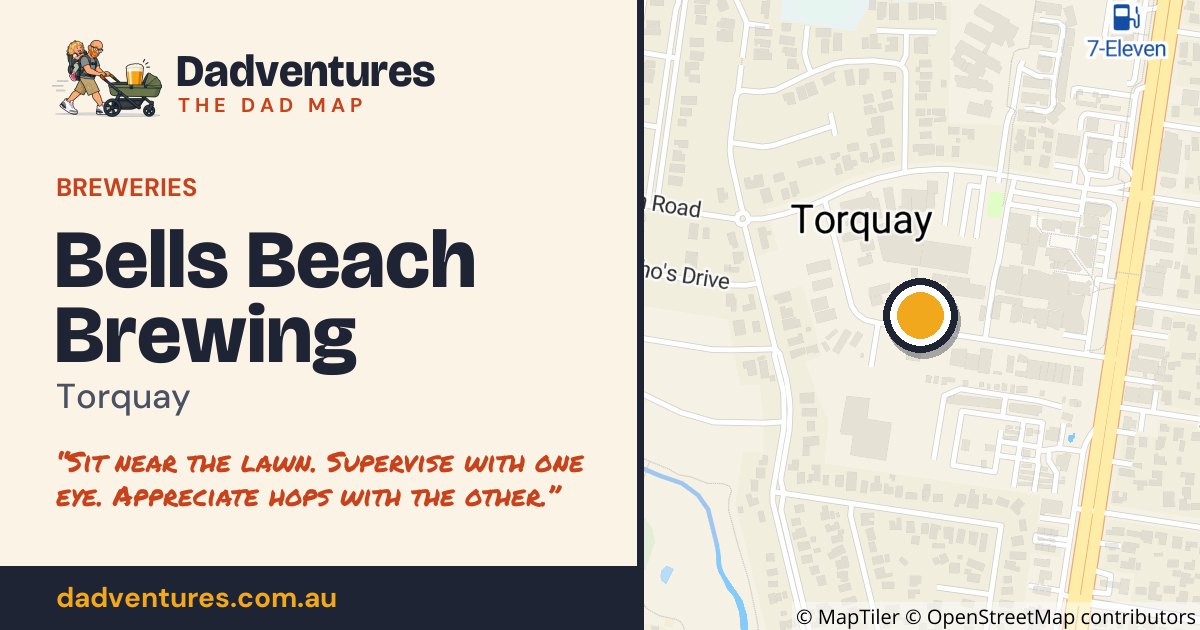 Bells Beach Brewing on the Dad Map