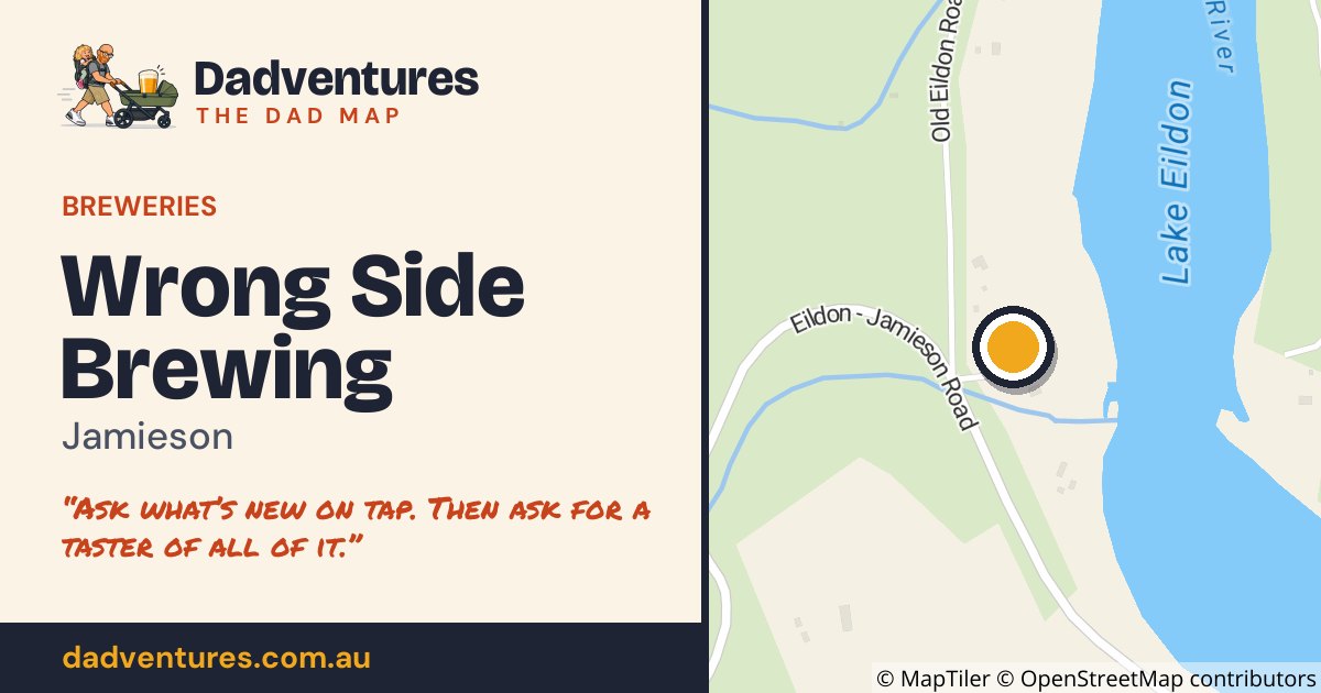Wrong Side Brewing on the Dad Map