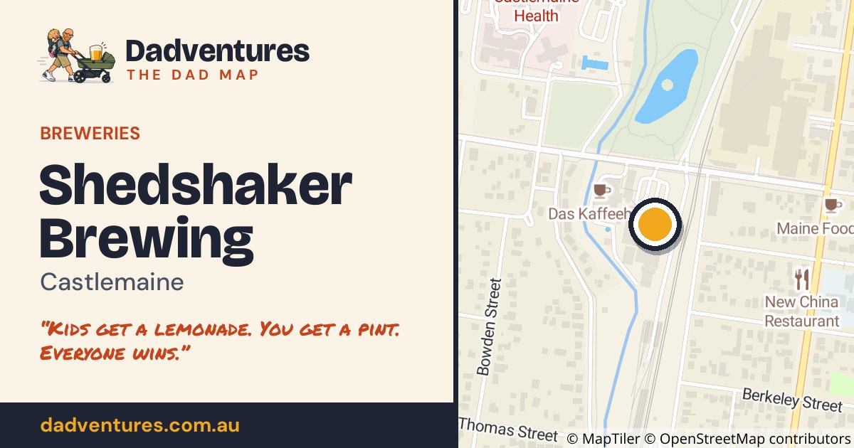 Shedshaker Brewing on the Dad Map