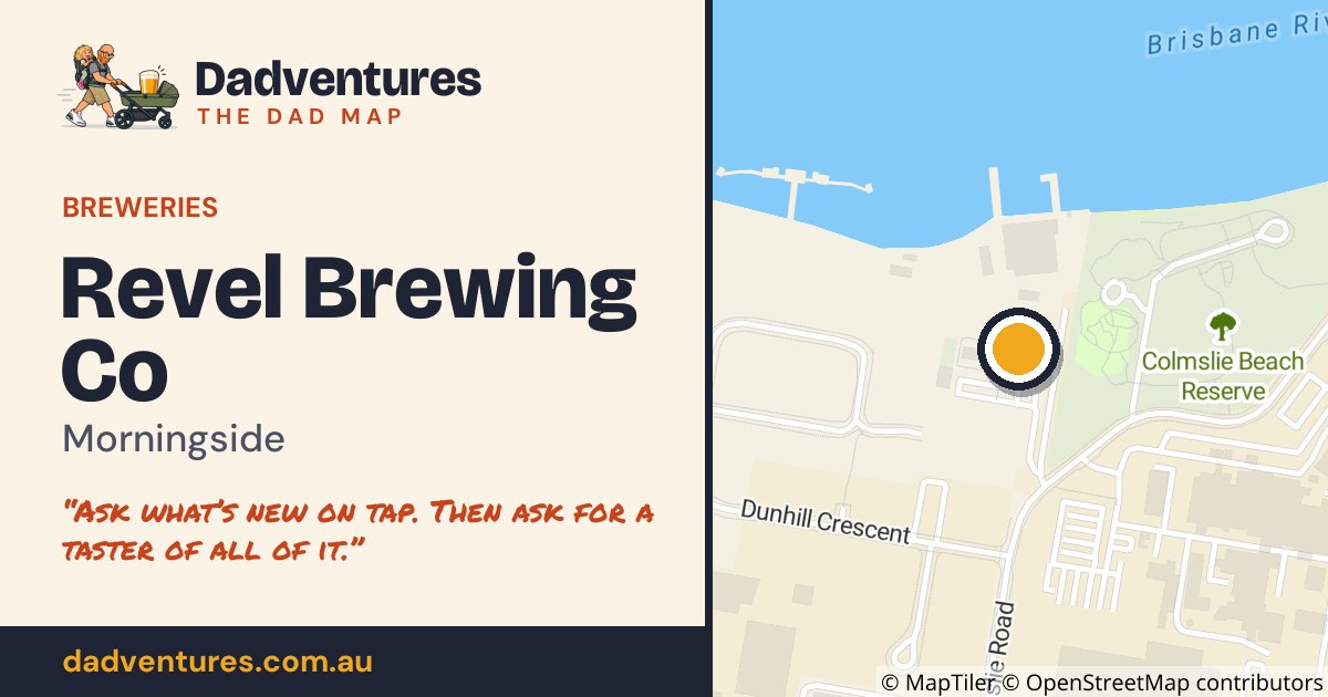 Revel Brewing Co on the Dad Map