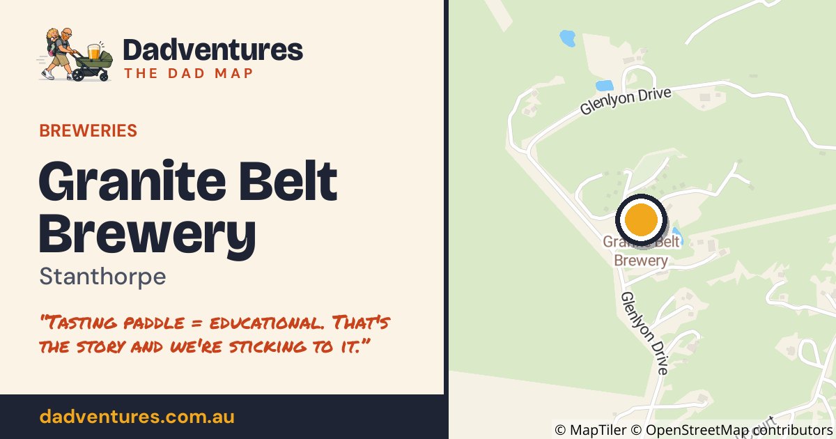 Granite Belt Brewery on the Dad Map