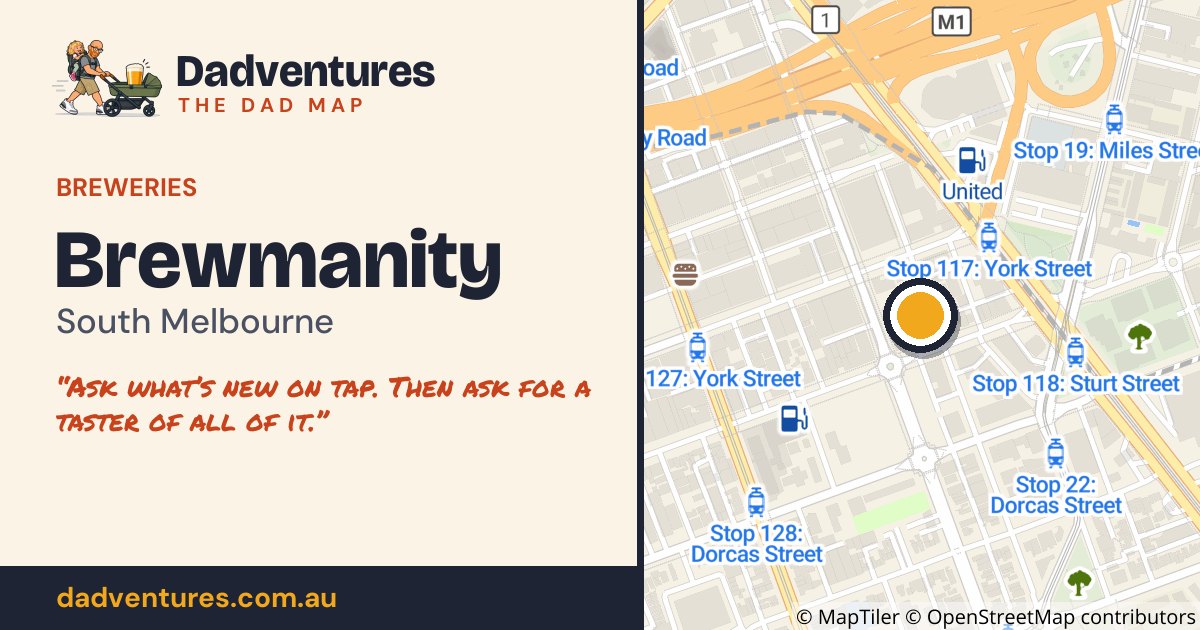 Brewmanity on the Dad Map