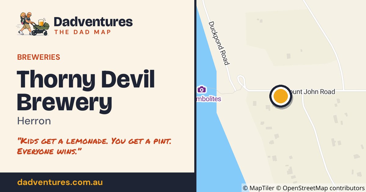 Thorny Devil Brewery on the Dad Map