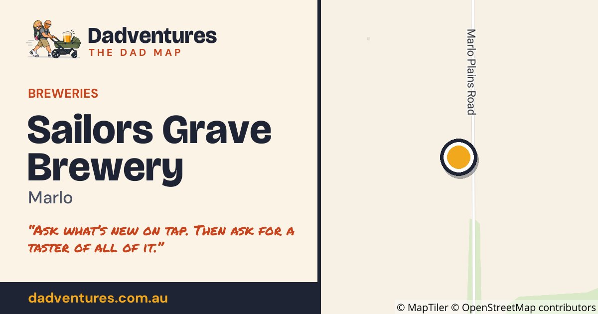 Sailors Grave Brewery on the Dad Map
