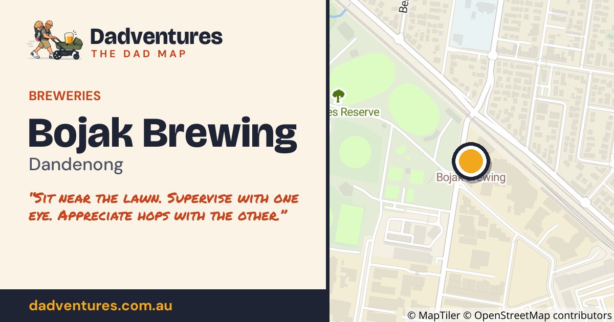 Bojak Brewing on the Dad Map