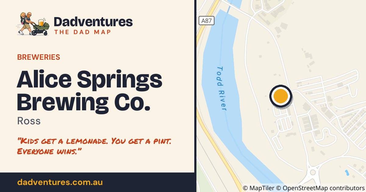 Alice Springs Brewing Co. on the Dad Map