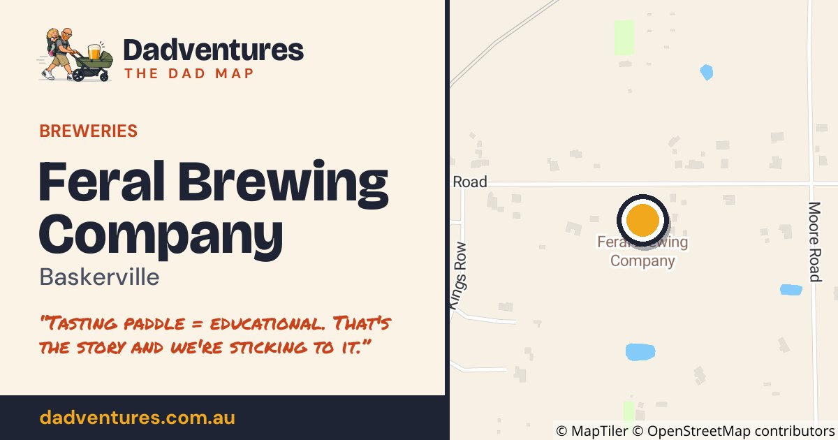 Feral Brewing Company on the Dad Map