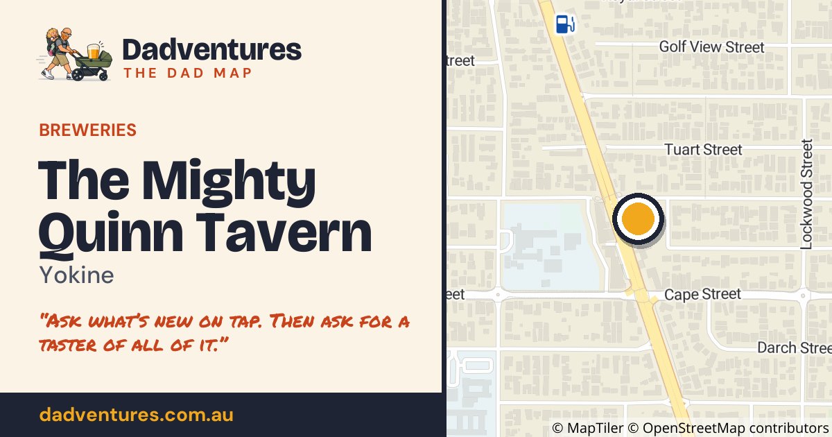 The Mighty Quinn Tavern on the Dad Map