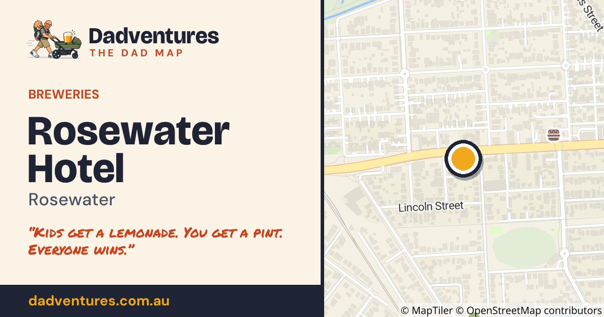 Rosewater Hotel on the Dad Map