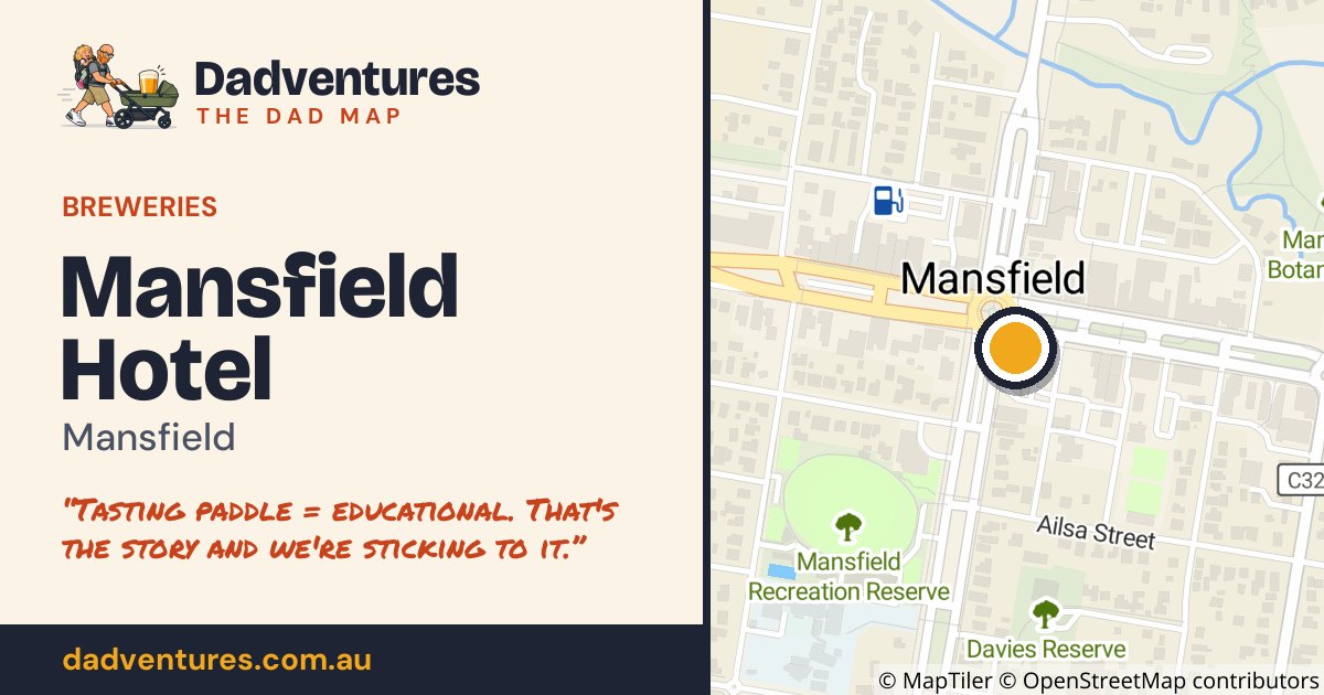 Mansfield Hotel on the Dad Map