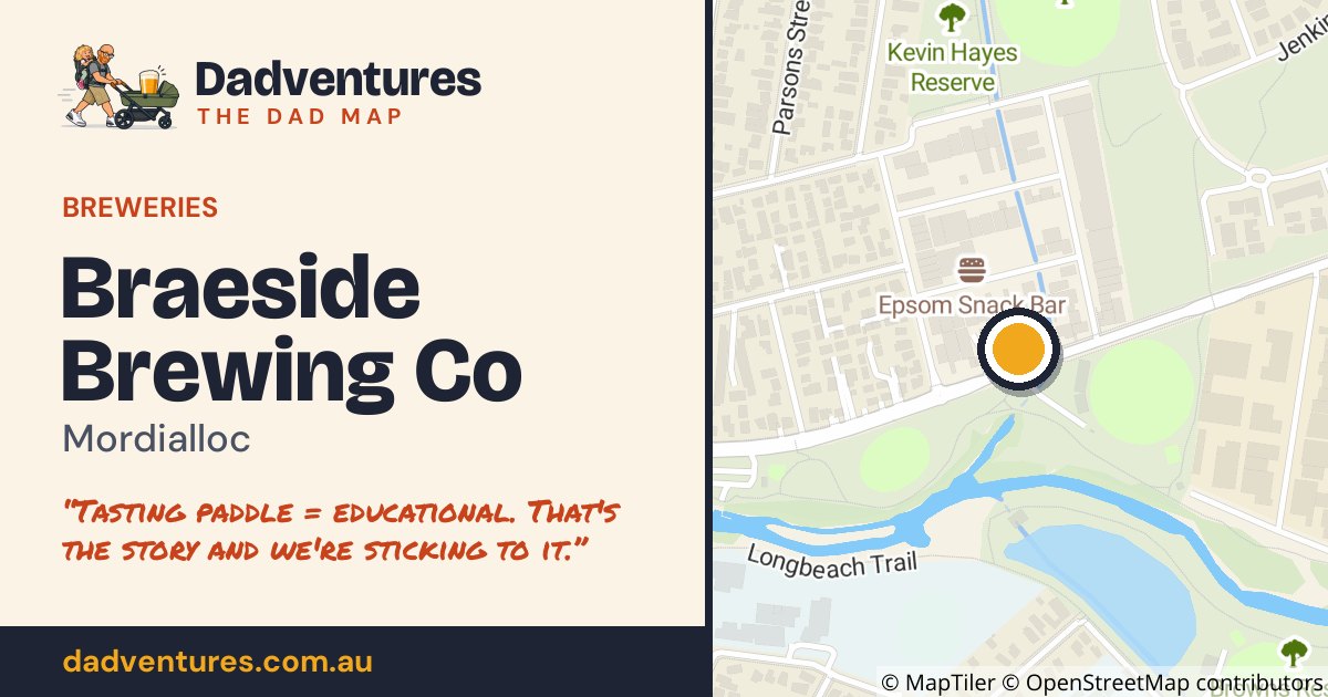 Braeside Brewing Co on the Dad Map