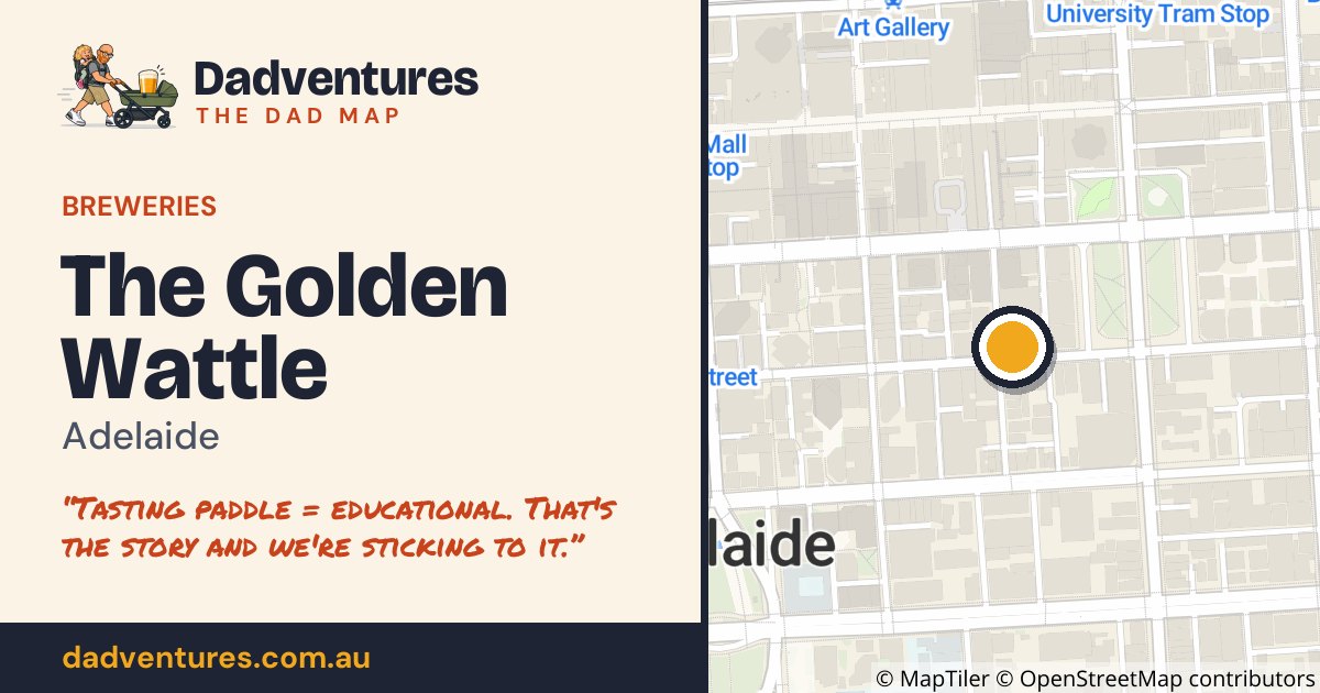 The Golden Wattle on the Dad Map